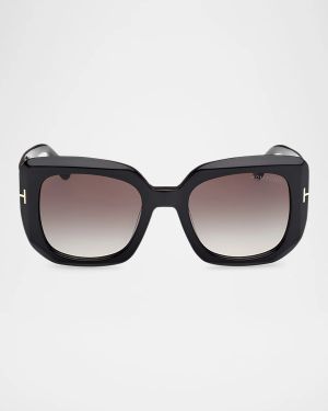 Carla-02 Acetate Square Sunglasses
