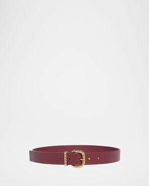 Coaxial Leather Belt