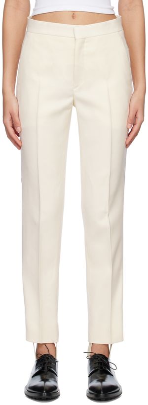 WARDROBE.NYC Pantalon de tailleur blanc cassé