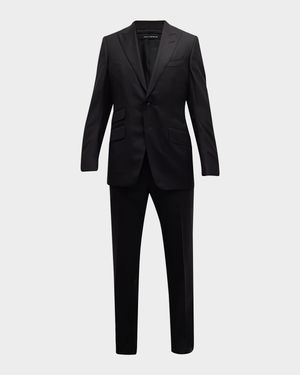 Men's Wool-Silk Master Twill Suit