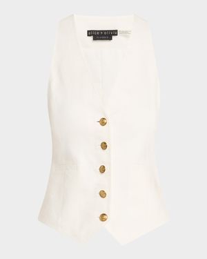 Mazie Deep V-Neck Vest