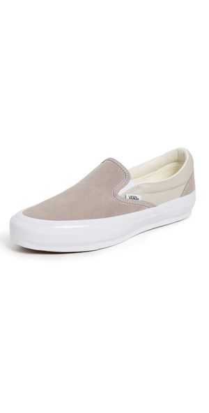 Vans Classic Slip On Sneakers Silver Atmosphere M 9.5/ W 11