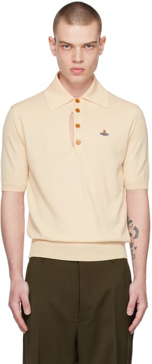 Vivienne Westwood Off-White Ripped Polo