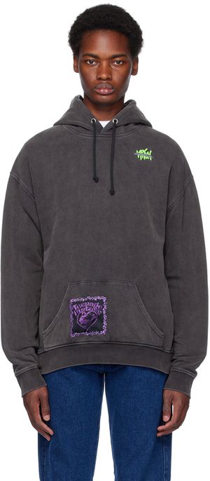 Carne Bollente Pull à capuche Vironde gris
