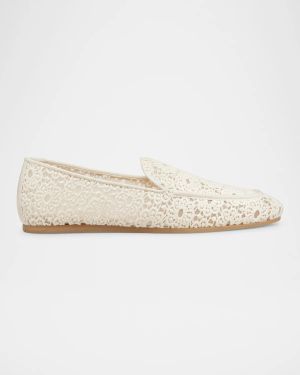 Lee Crochet Leather Loafers