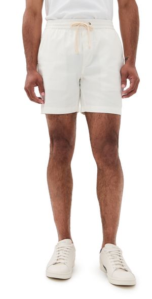 Marine Layer Saturday Beach Shorts 6 White S