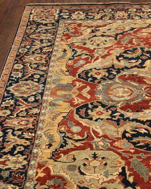 Bergeron Antiqued Weave Serapi Rug, 9' x 12'