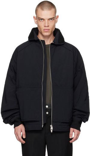 Juun.J Black Oversized Jacket