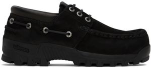 Filippa K Black Vibram Sole Boat Shoes