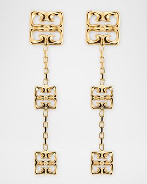 4G Liquid Golden Multi Pendant Earrings