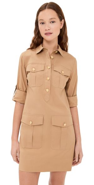 Veronica Beard Saude Dress Khaki 2