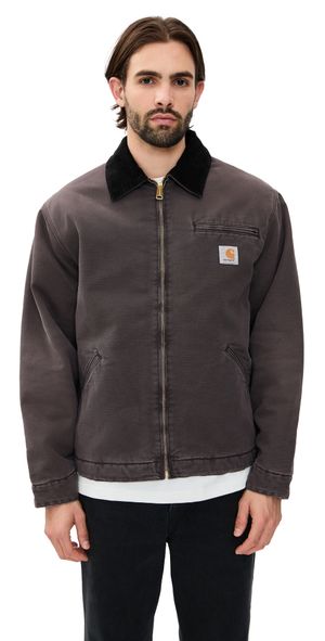 Carhartt WIP OG Detroit Jacket Tobacco/Black (Stone Canvas) XL