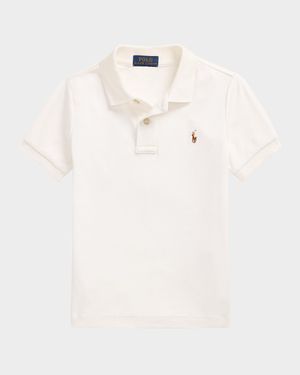 Boy's Pony Embroidered Polo Shirt, Size 2-7