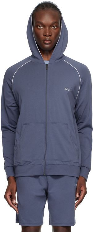 Boss Blouson bleu à glissière