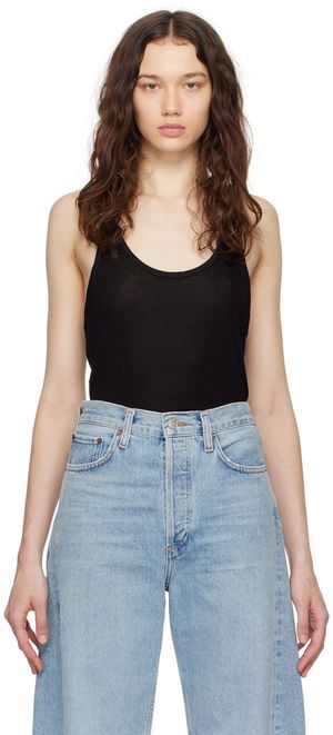 AGOLDE Débardeur Karla noir
