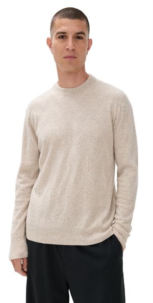 Missoni Crew Neck Cashmere Sweater Light Beige 46