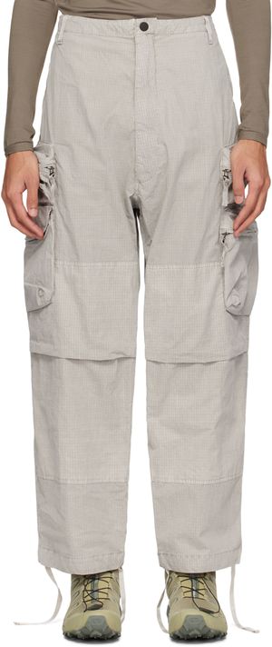 NEMEN® Gray Multipocket Parachute Cargo Pants