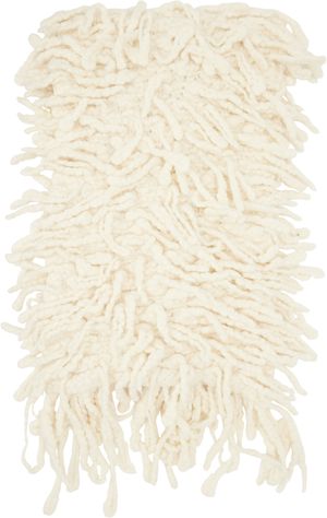 Ann Demeulemeester Off-White Sanra Fringed Stole Scarf