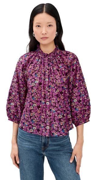 Apiece Apart Trini Top Florette Peony S