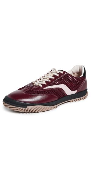 Stella McCartney S-Wave Sport Alter Mat And Mesh Sneakers Wine 38
