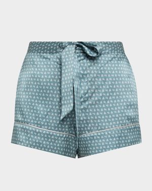 Kiki Drawstring Silk Lounge Pants