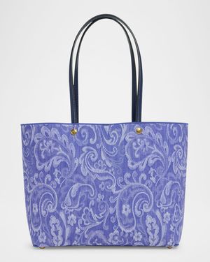 Essential Medium Paisley Jacquard Shopper Tote Bag