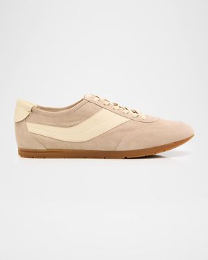 LA Runner Suede and Leather Runner Sneakers