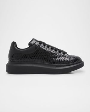 Men's Python Oversized Sneakers