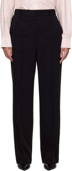 Dunst Black Straight Trousers