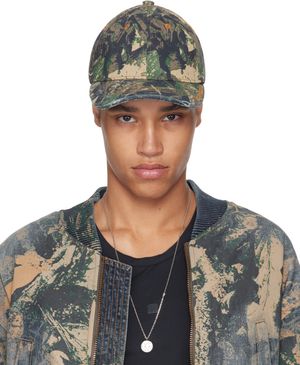 Acne Studios Khaki Cotton Ripstop Cap
