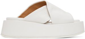 Marsèll White Platform Sandals