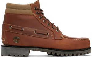 Timberland Tan Authentic Mid Lace-up Boots
