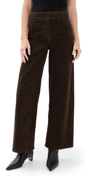 Nili Lotan Megan Pants Chocolate Brown 0