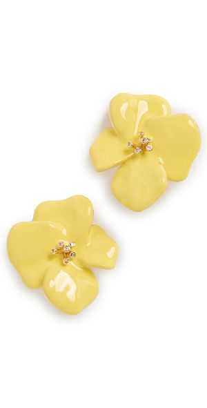 SHASHI Millefeuille Earrings Yellow One Size