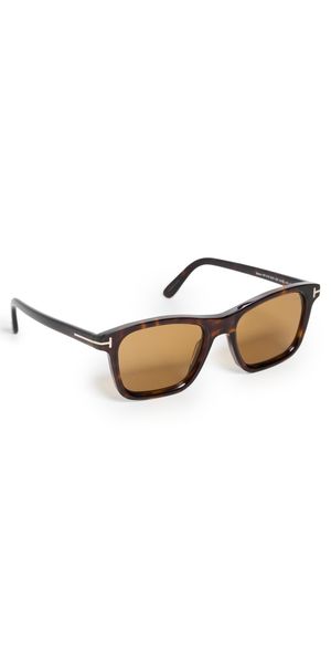 Tom Ford Barron Sunglasses Dark Havana/Brown One Size