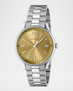 G-Timeless Stainless Steel Bracelet Watch, 38mm