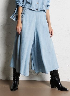Mes Demoiselles - Jupe culotte - Taille 40 - Bleu
