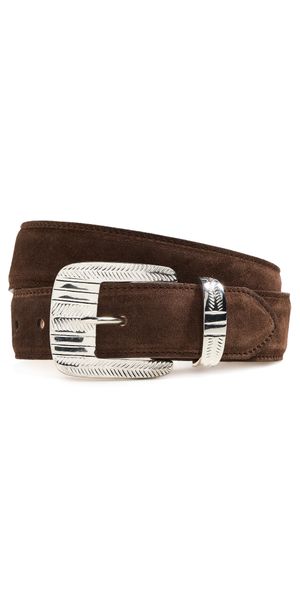 L'AGENCE Aya Belt Chocolate Brown L