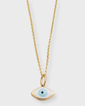 Medium Enamel Evil Eye Necklace