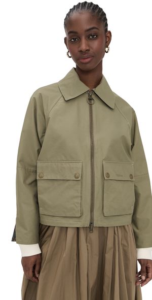 Barbour Barbour Tilda Casual Jacket Dusky Green/Classic 12