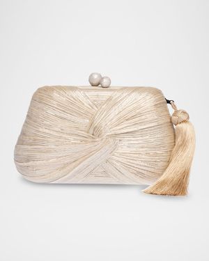 Rosie Tassel Twisted Clutch Bag