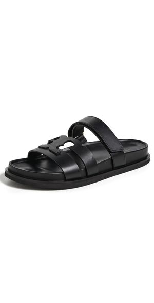 Tory Burch Ines Sport Slides Perfect Black 10.5