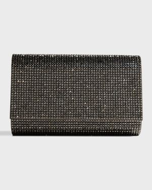 Fizzy Crystal Flap Clutch Bag