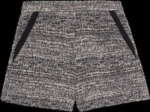 The Kooples - Short taille haute en tweed - Taille 3 - Noir