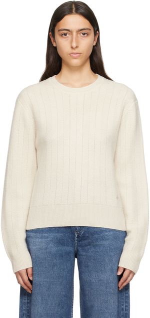 rag & bone Off-White Durham Sweater