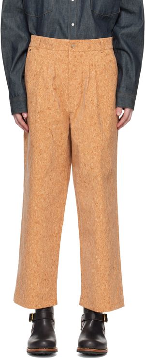 Bless Beige Wide-Leg Trousers