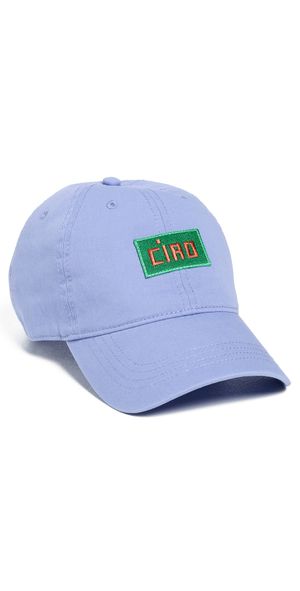 Clare V. Baseball Hat Lilac w/Green Ciao Patch One Size