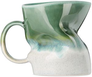 SGW Lab Green & Off-White Distorted GT021 Mug