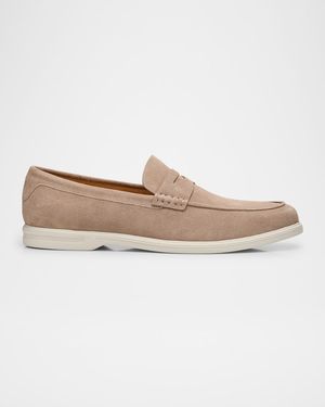 Men's Excursionist Suede Penny Loafers