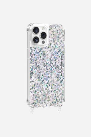 La Coque Francaise - Coque de téléphone paillettes avec anneaux pour iphone 13 pro max - Taille iPhone 13 Pro Max - Argent